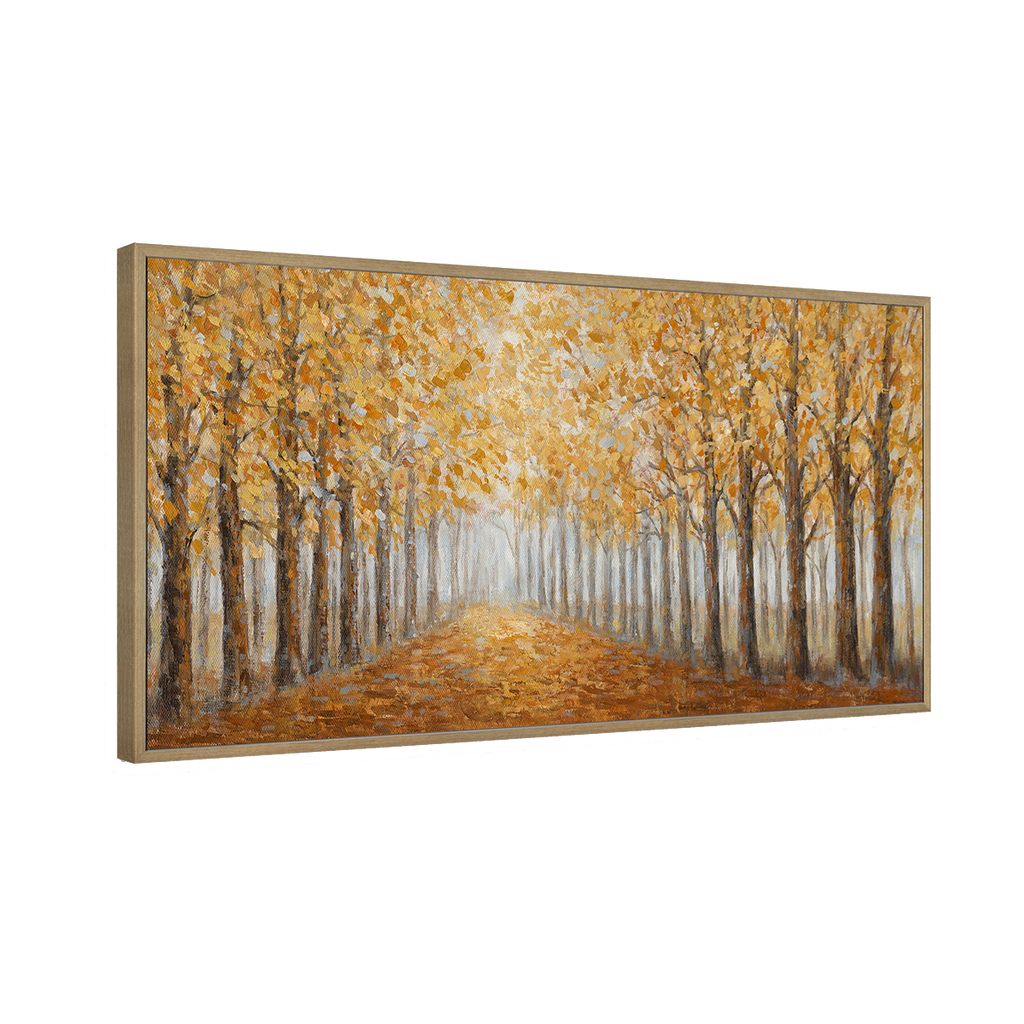 Amber Path Woodland Abstract #L0572