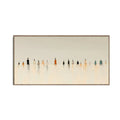 Silent Figures Minimalist Art Painting