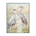 Sunset Grace Heron Painting #L2532