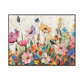 Colorful Floral Texture Painting #AR031
