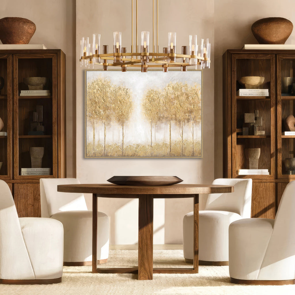 Golden Ensemble Textured Trees #L4547