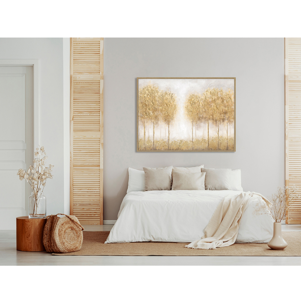 Golden Ensemble Textured Trees #L4547