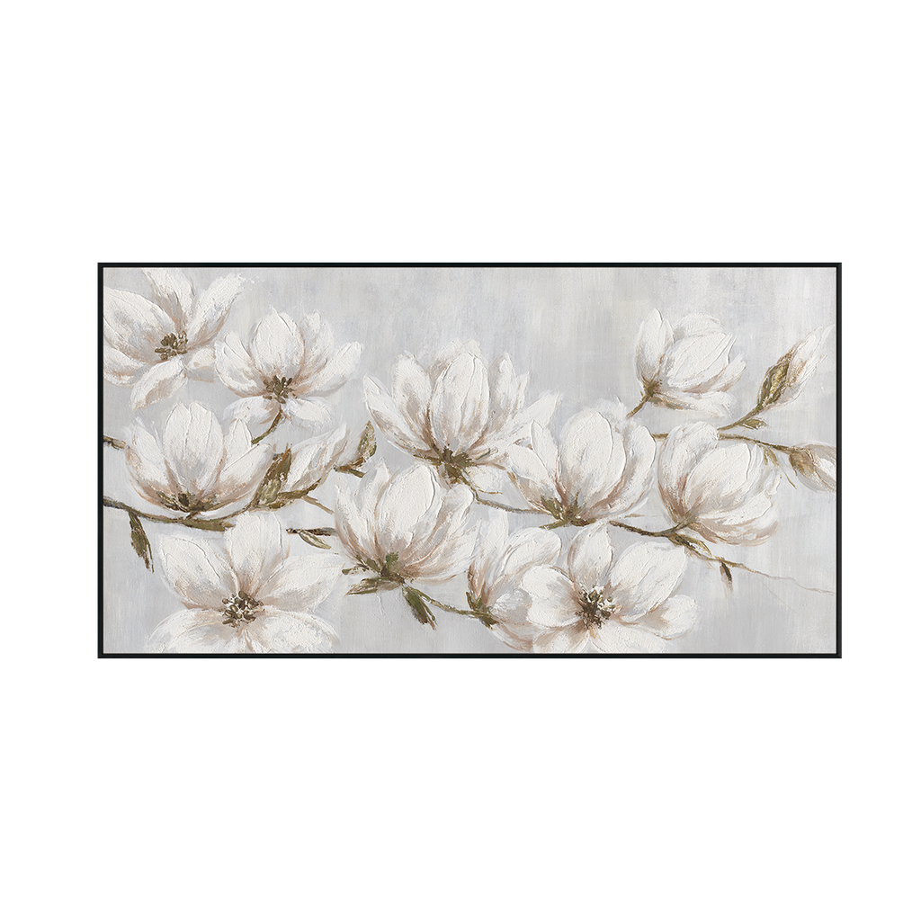 Graceful Blossoms - Magnolia Horizontal Painting #M0520