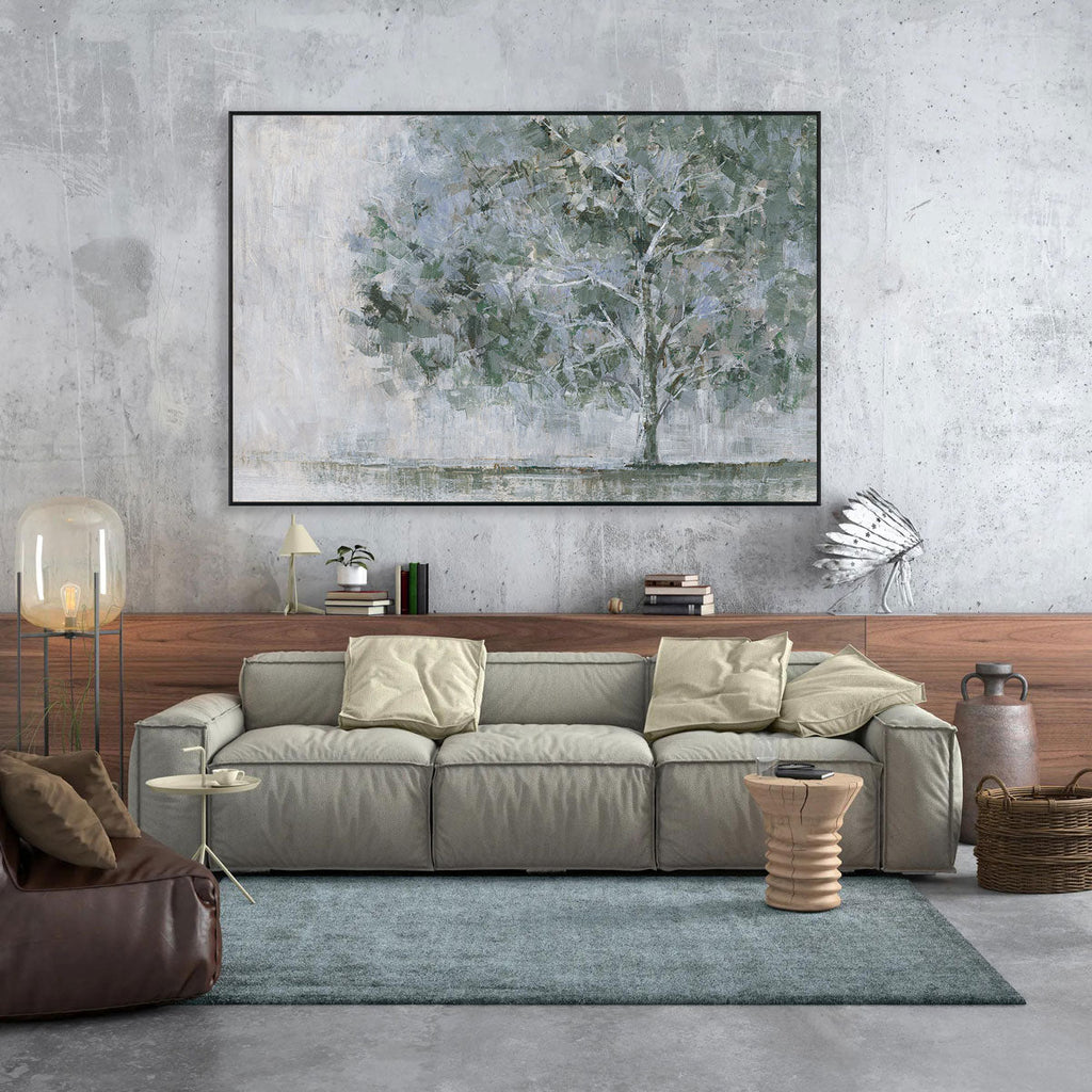 Silent Tree Abstract Nature Painting #M0591