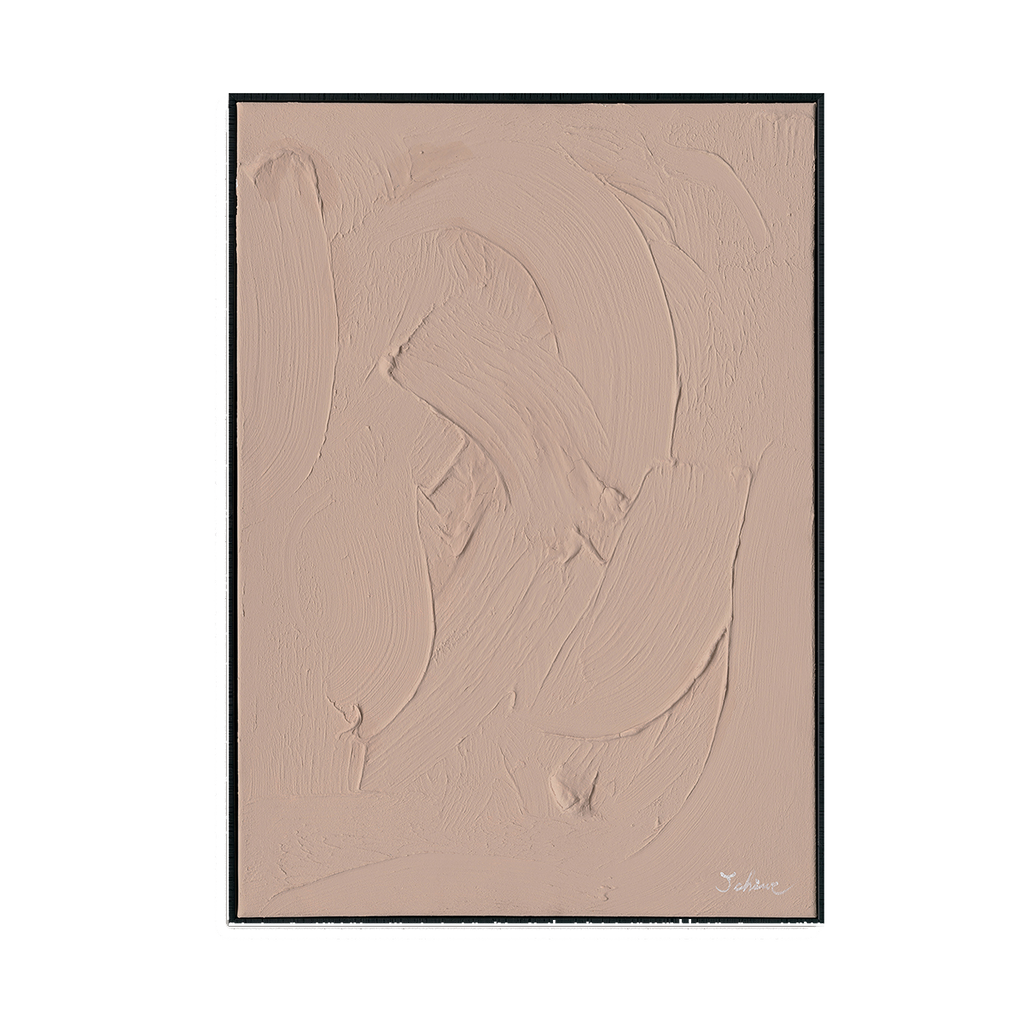 Nude Harmony Beige Textured Canvas #M2578