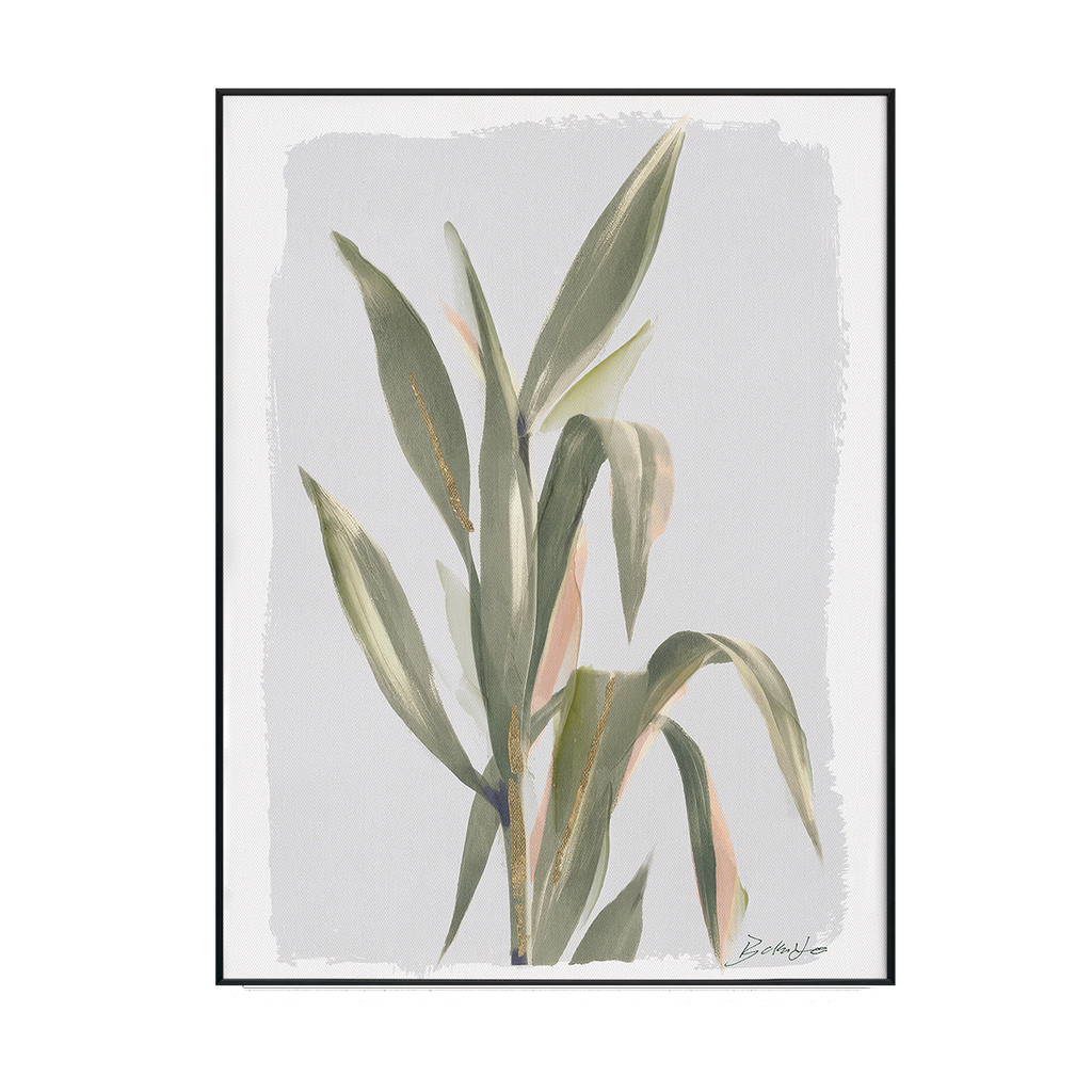 Graceful Leaves Minimal Plant Art #M6752
