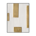 Golden Sequence Geometric Textured Art #M4675