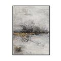Golden Haze Abstract Texture with Foil #M3508