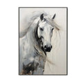Ethereal White Stallion Painting