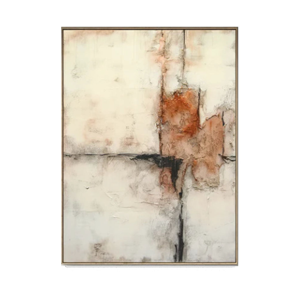 Rust Echo Abstract Painting