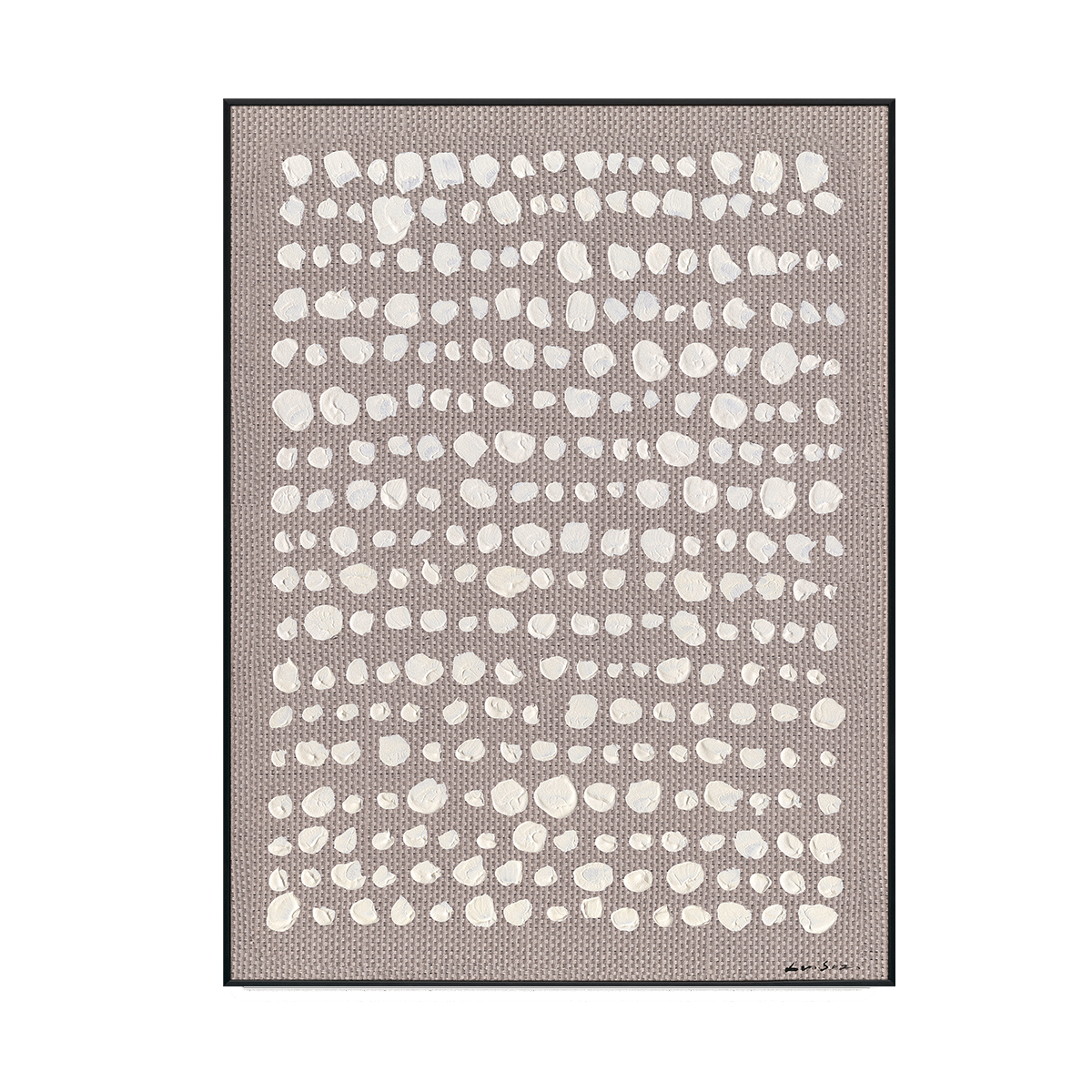 Field of White Dots Minimal Abstract Texture #M5680-3