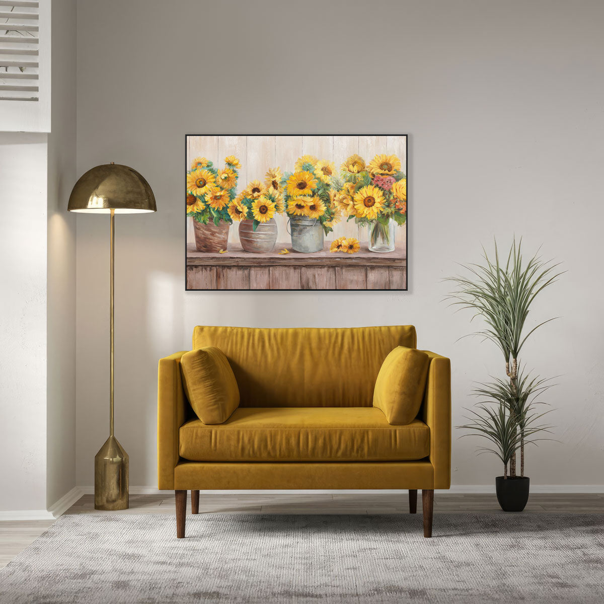 Graceful Bloom Textured Floral #M3504
