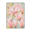 Blush Magnolia Romantic Abstract Painting #M3528