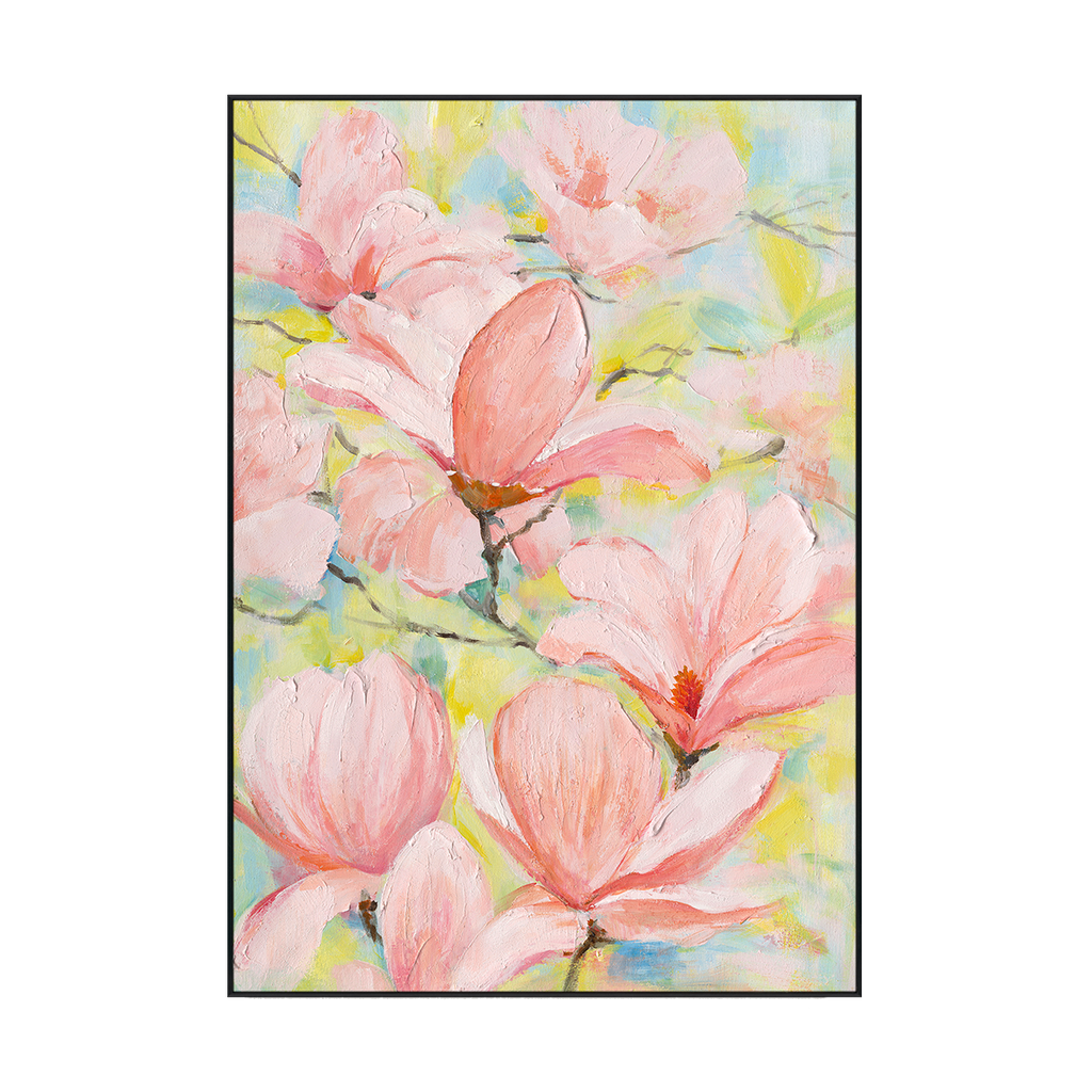 Spring Magnolia Graceful Floral Abstract #M3530