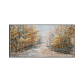 Autumn Pathway Warm Nature Landscape #M3565