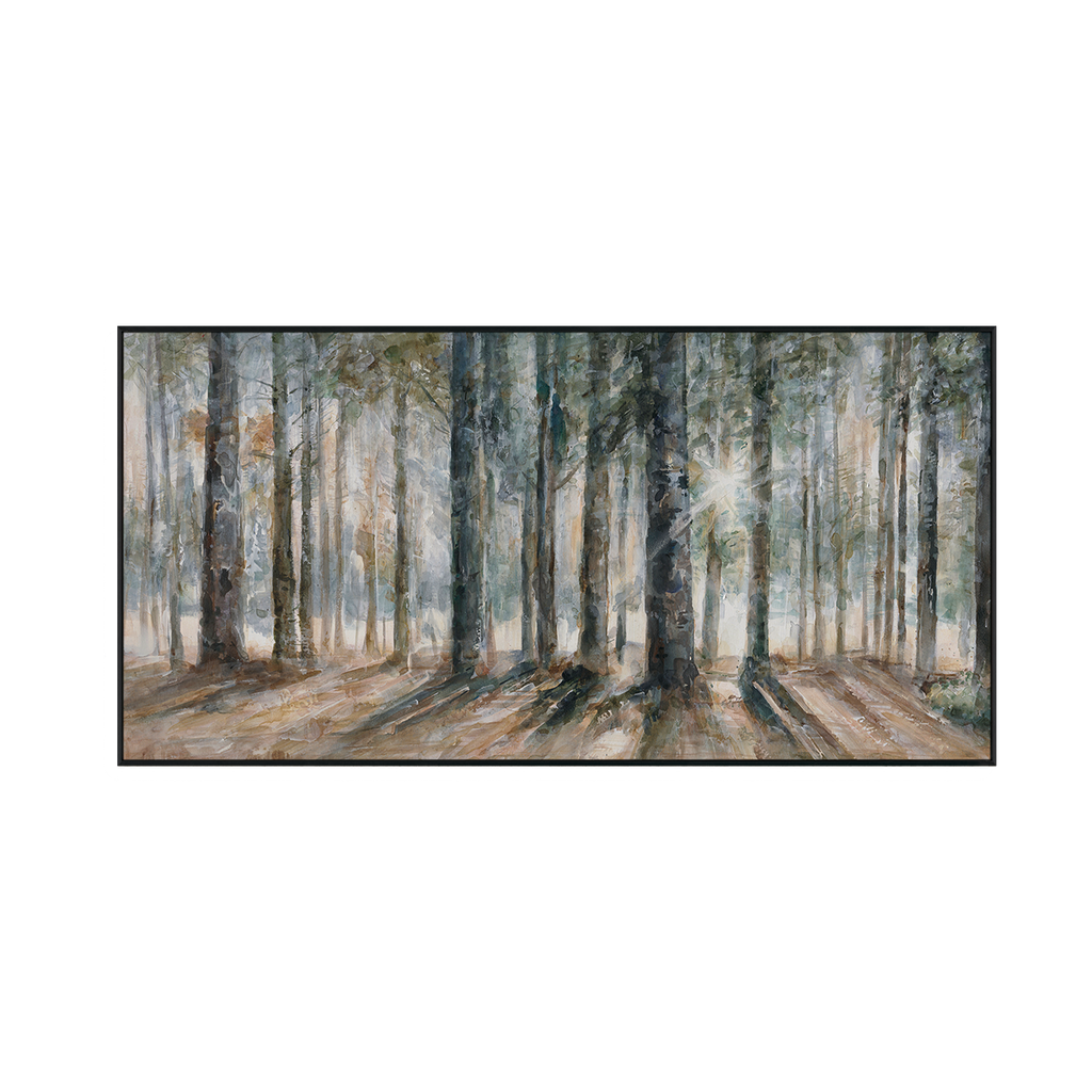 Forest Light Nature Inspired Painting #M3609