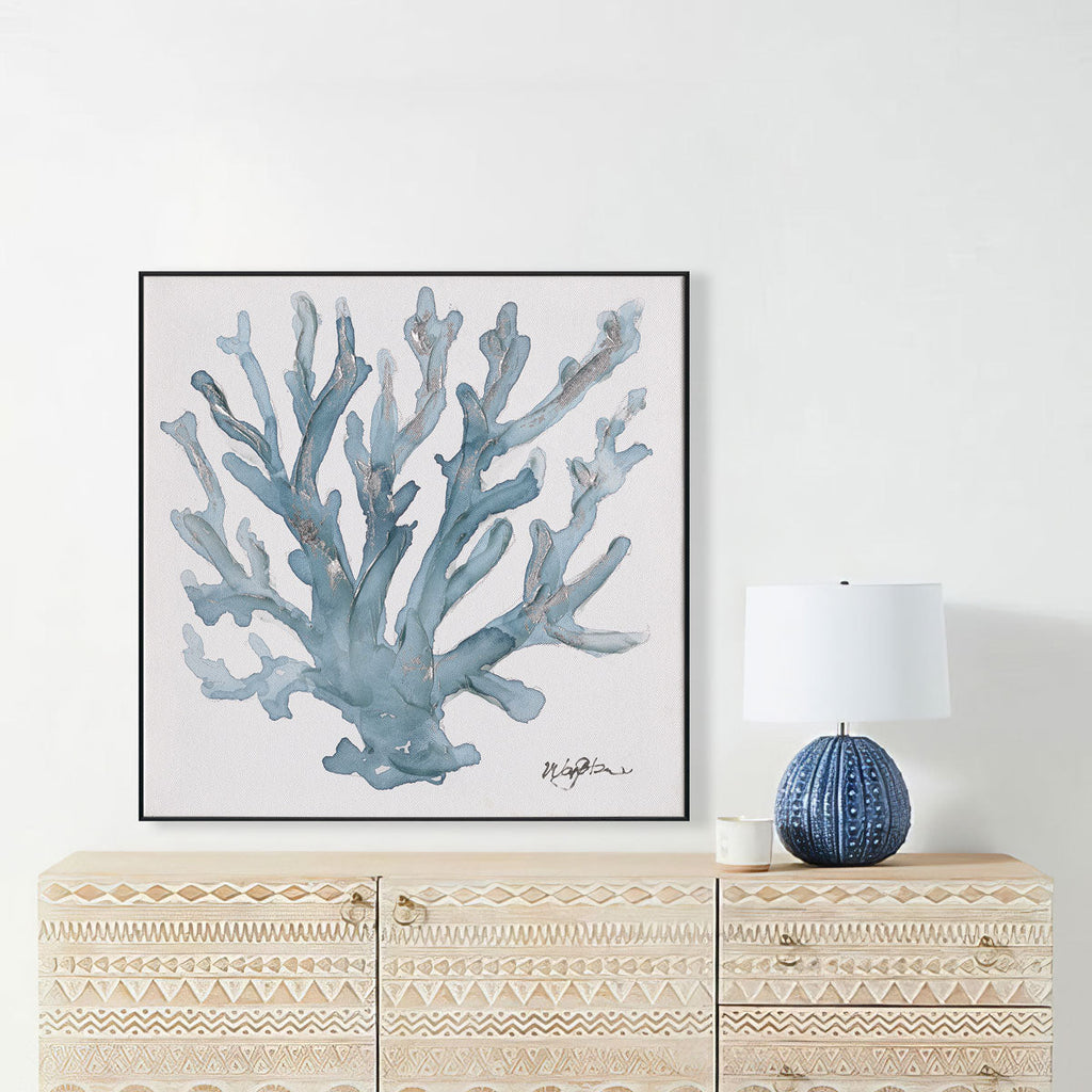 Blue Coral Abstract Ocean Art #M3667