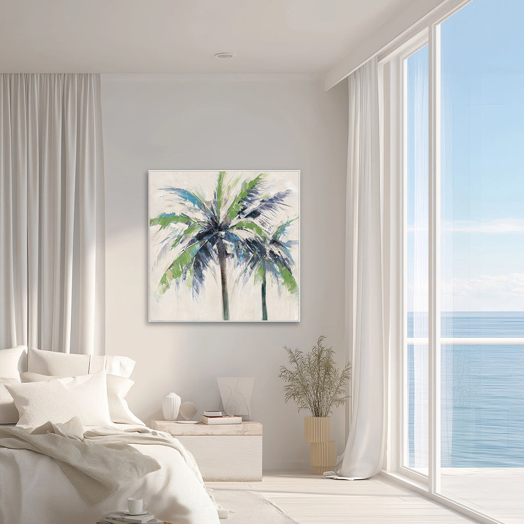 Tropical Grace Palm Tree Painting #M3702