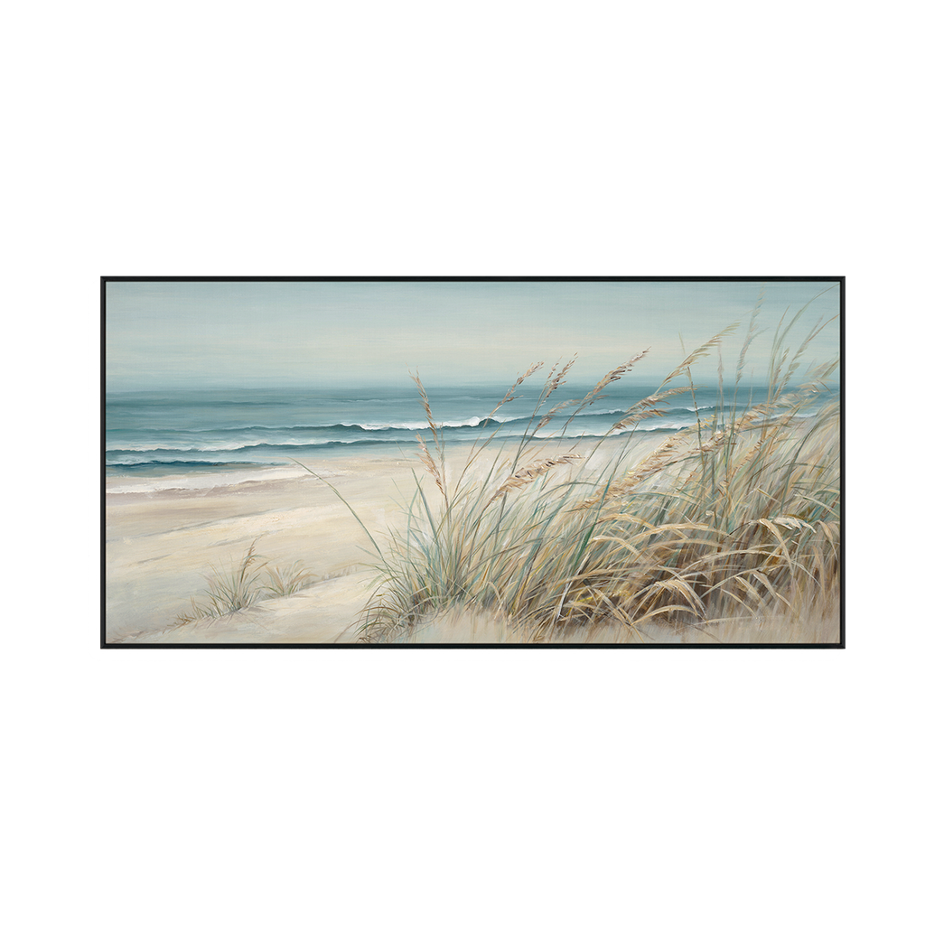Coastal Whisper Seaside Grassland Painting #M3744