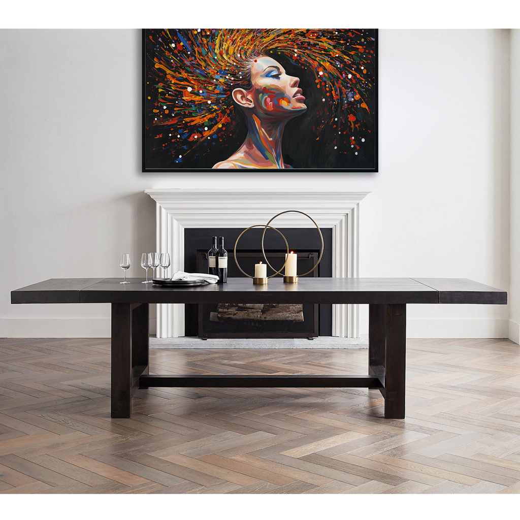 Color Burst Abstract Woman Portrait #M3782