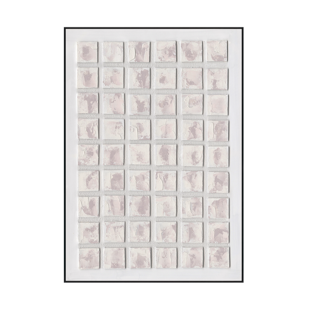 Soft Grid Geometric Textured Abstract #M4668