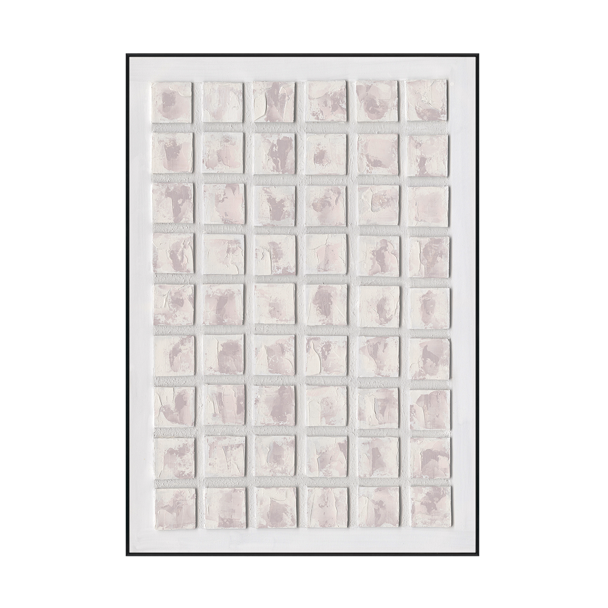 Soft Grid Geometric Textured Abstract #M4668