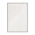 Feather Scales White Textured Abstract #M4669