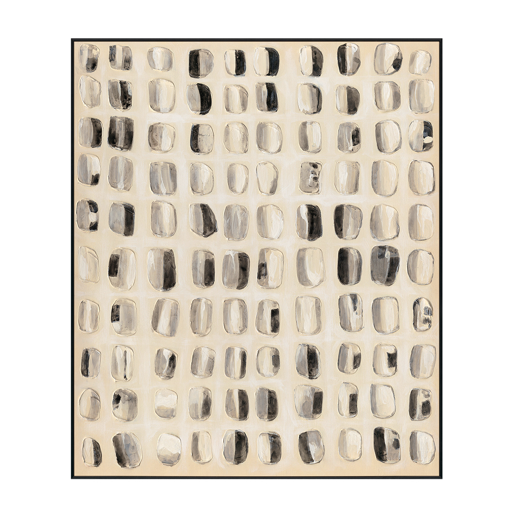 Symphony in Monochrome Modern Abstract Painting #M4674