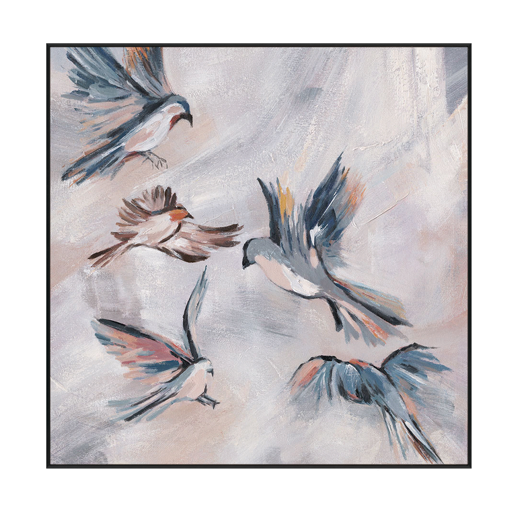 Twilight Flight Bird Painting #4713