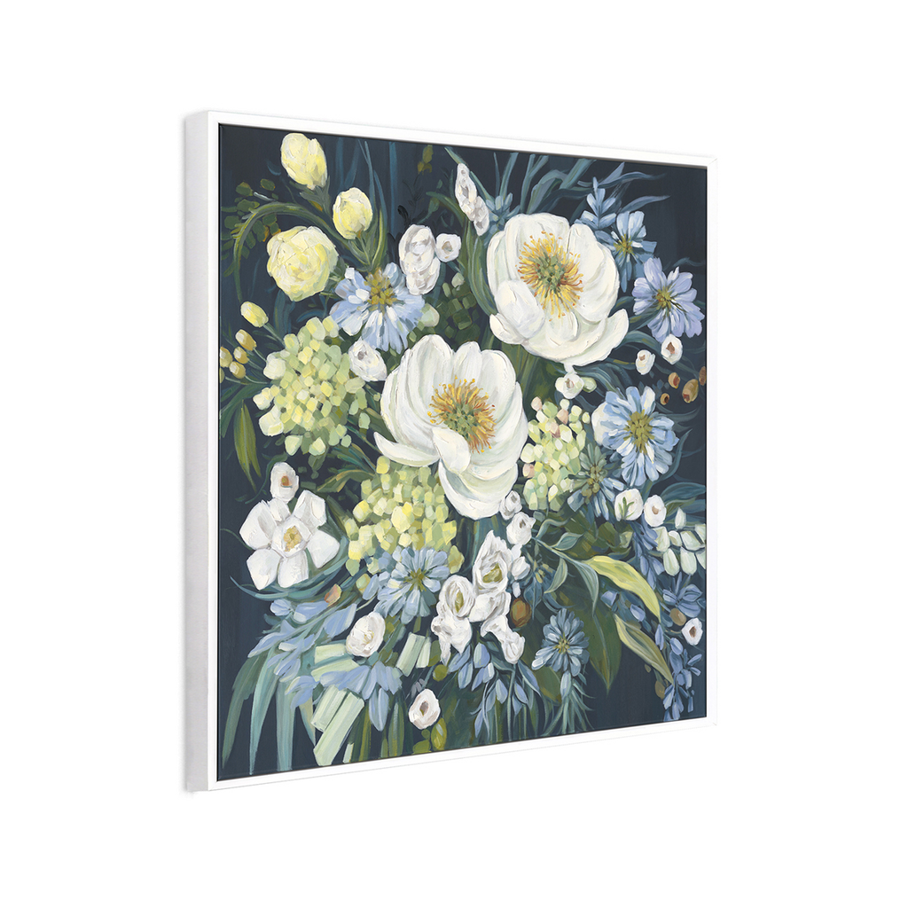 Whisper Bloom Pastel Floral Painting #M4725