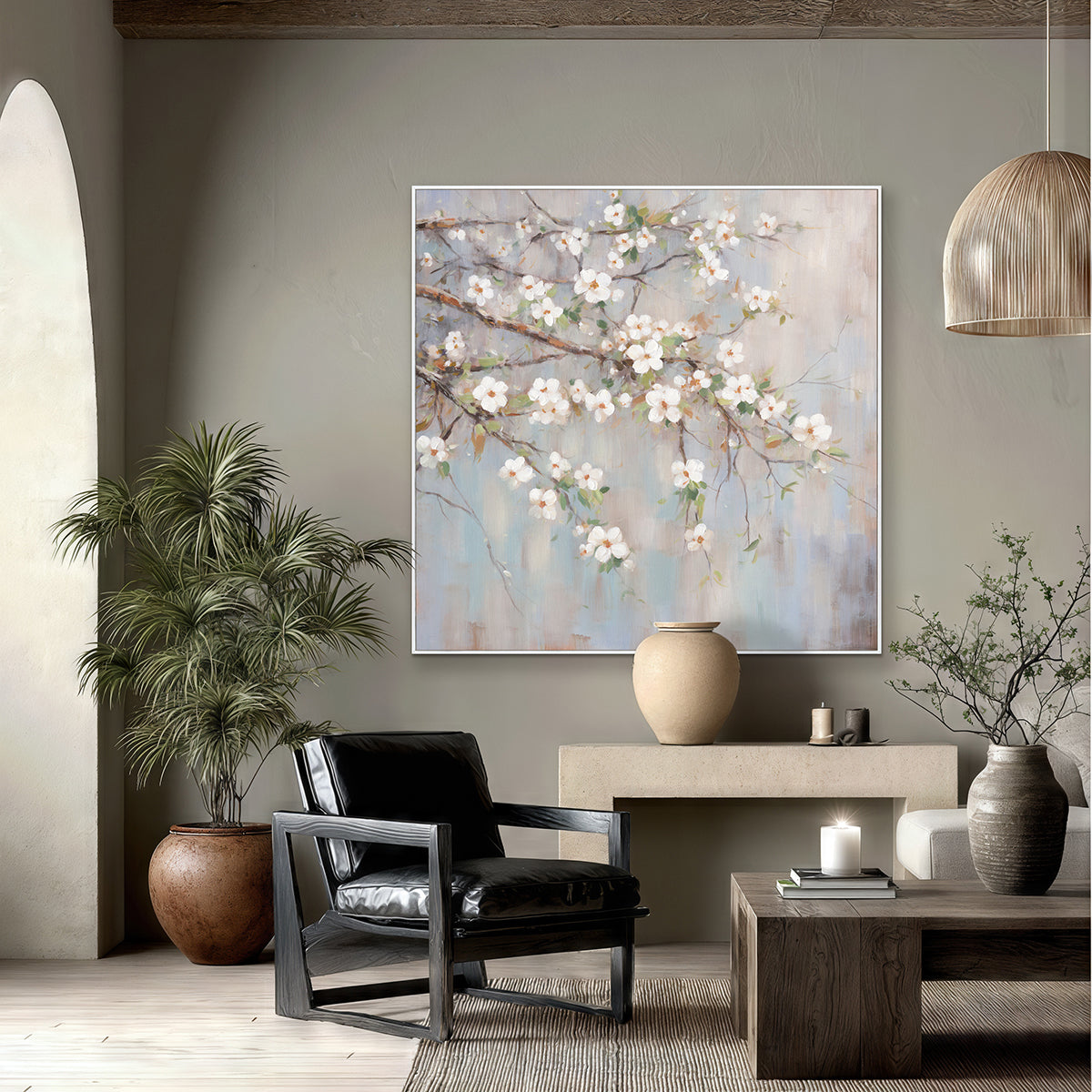 Ode to Spring Floral Oil Painting #M4786