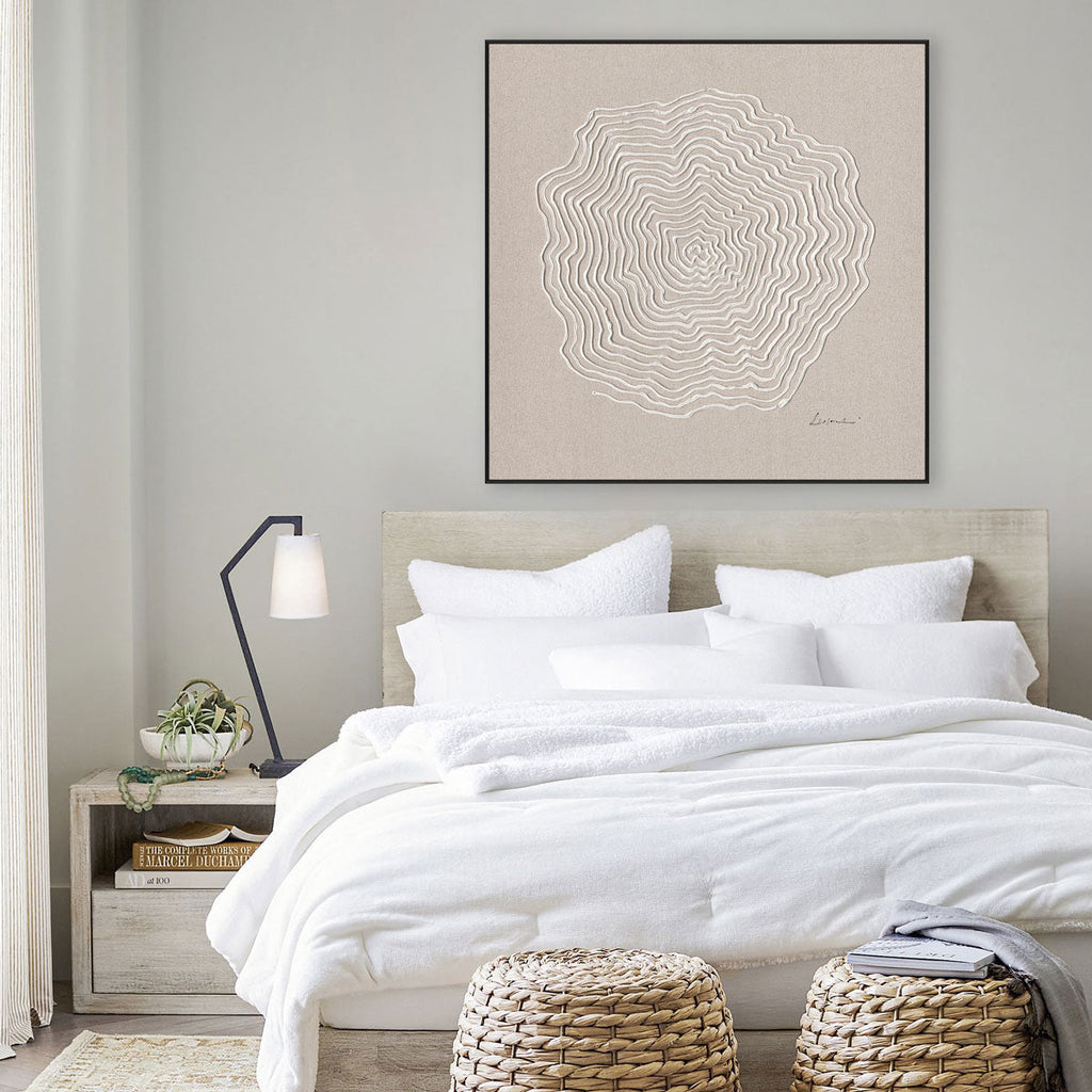 Heart of Rings Minimal Abstract Art #M5876