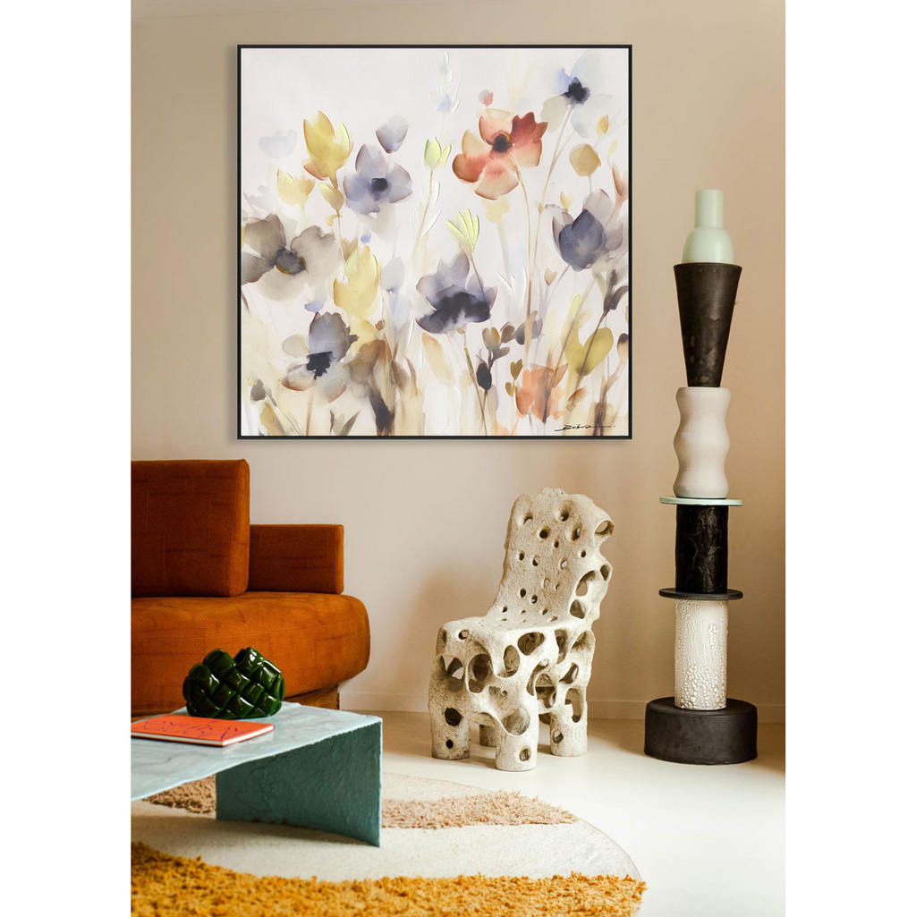 Dancing Petals Abstract Floral Art #M6077