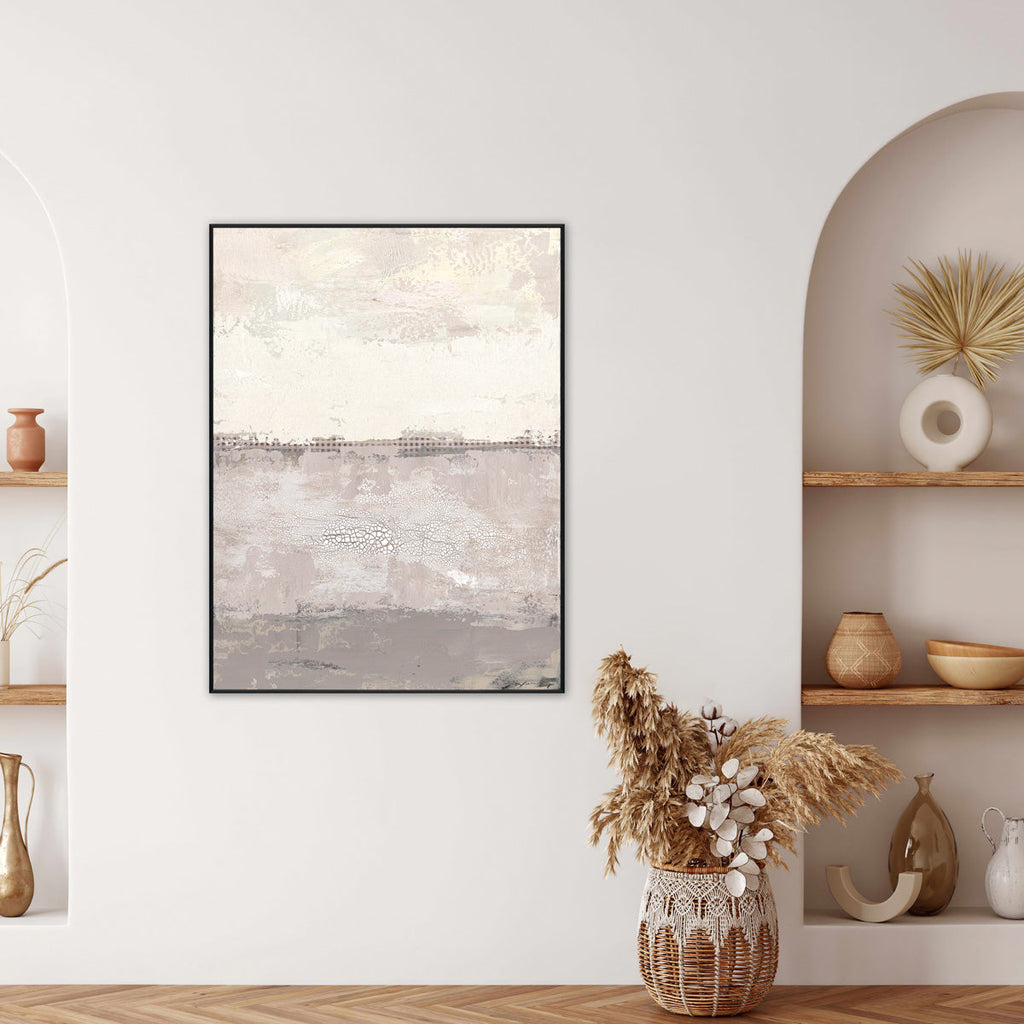 Silent Horizon Grey Abstract #M6711