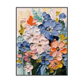 Bloom Symphony Colorful Floral Textured Painting #MH1130