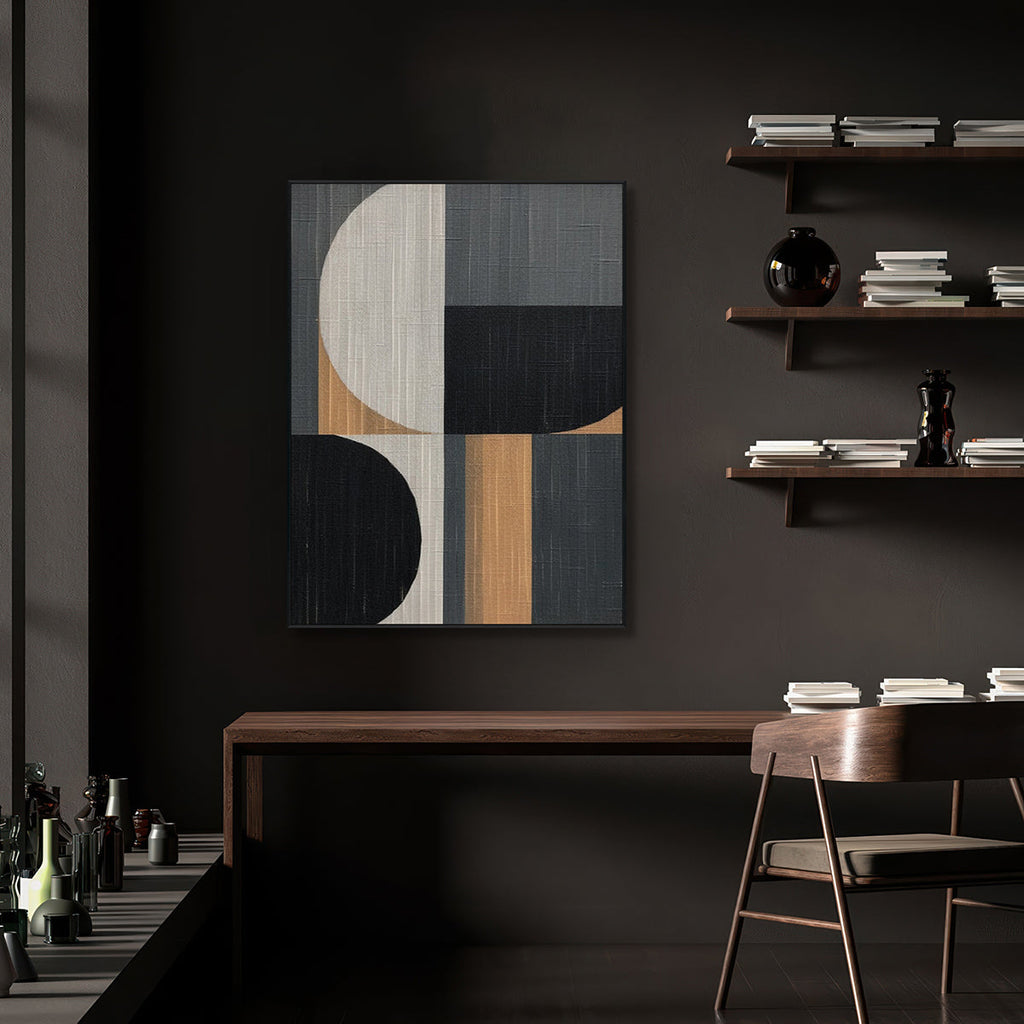 Nordic Balance Geometric Minimalist Painting #MH1214.