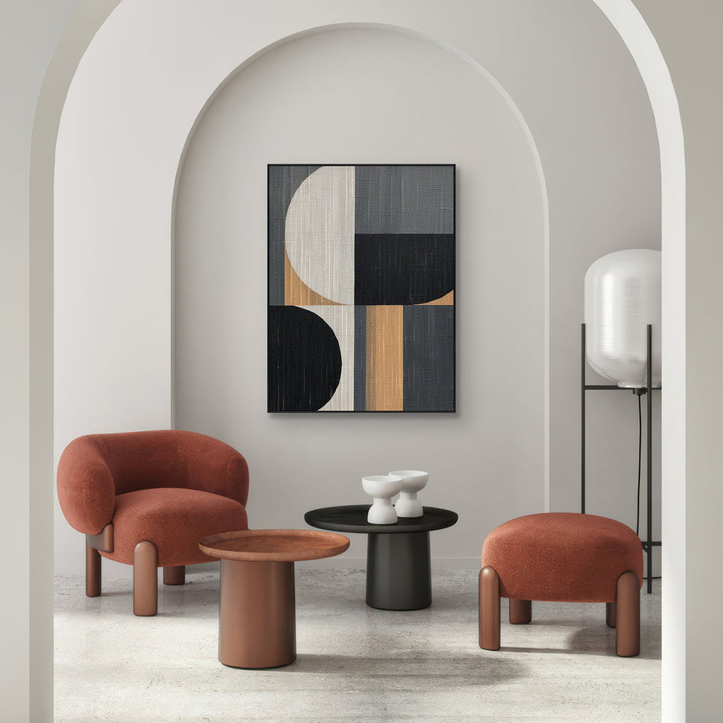 Nordic Balance Geometric Minimalist Painting #MH1214.