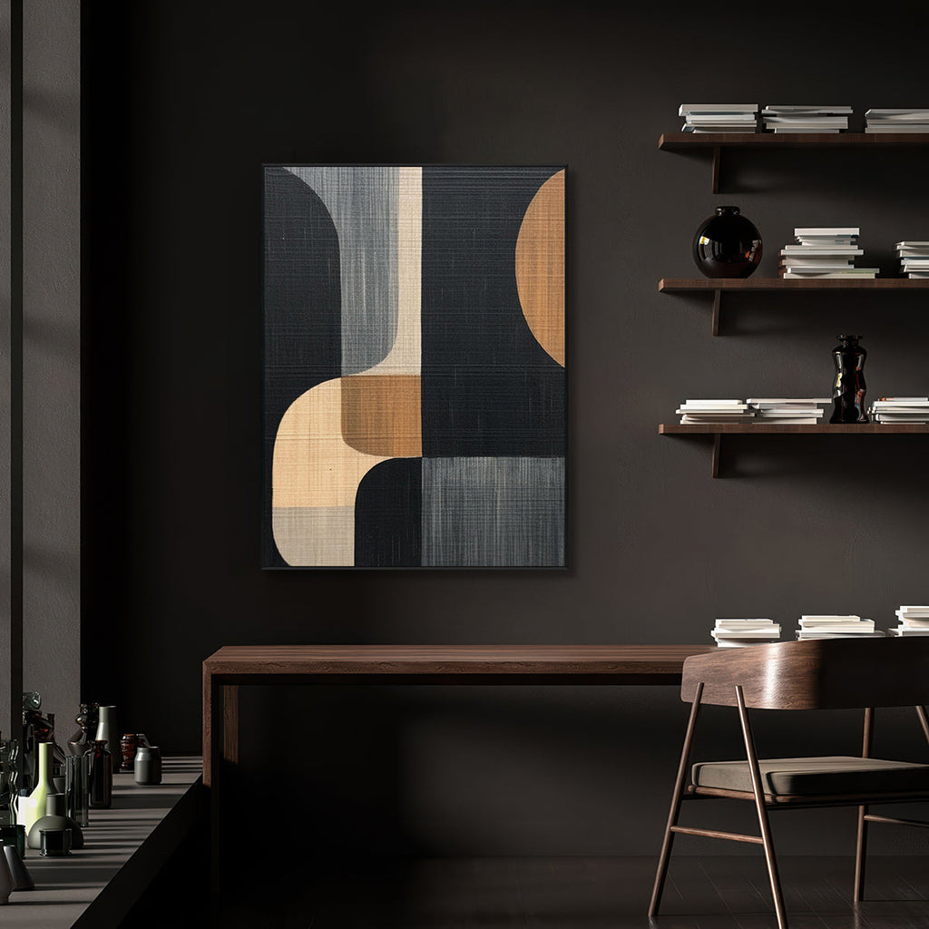 Modern Harmony Abstract Geometric Wall Art #MH1214（108）
