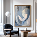 The Ethereal Curve: A Dynamic Modern Abstract Wall Art for Contemporary Spaces
