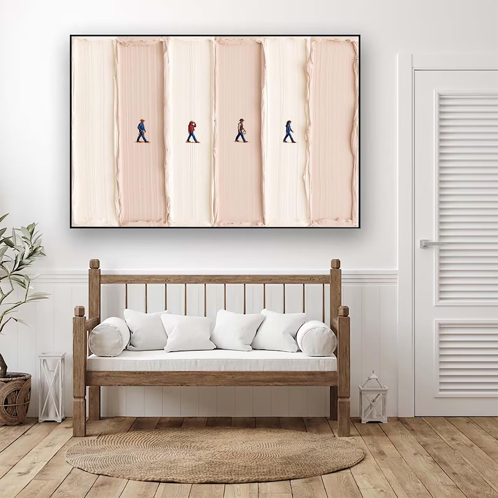 Minimalist Figurative Abstract Painting