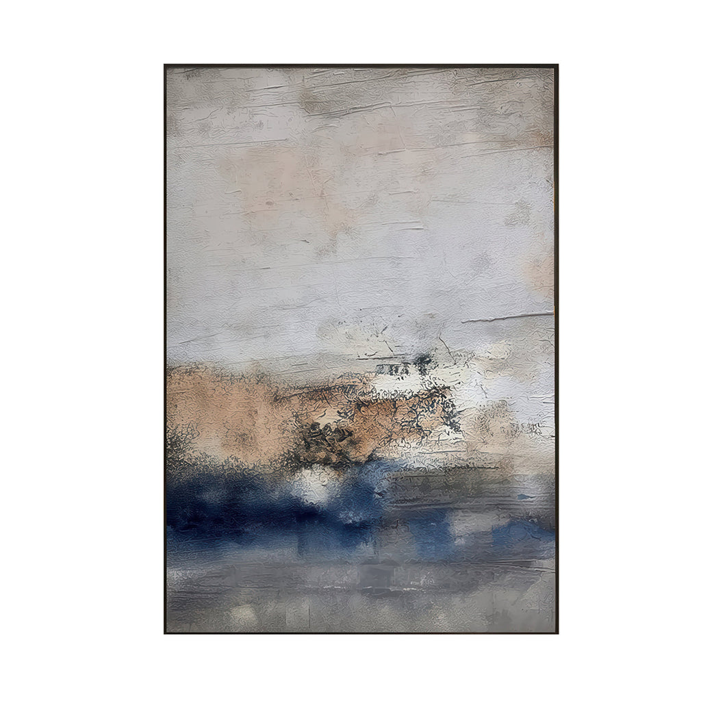 Neutral Abstract Textured Painting
