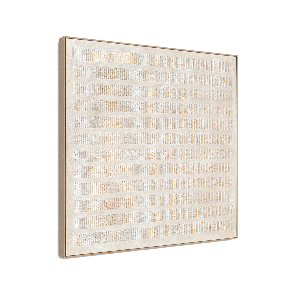 Gold Drift Neutral Abstract Painting #P4514