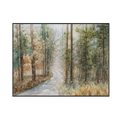 Forest Pathway Watercolor Landscape #M3558