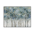 Forest Whispers Abstract Trees Painting #M0594