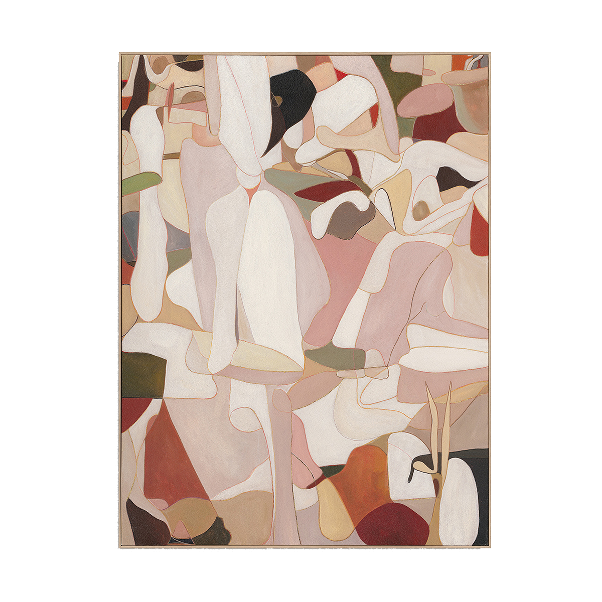 Warm Tone Abstract Silhouette #P4756