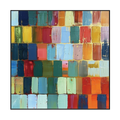 Prism Mosaic Colorful Abstract Painting #PFH2（192）