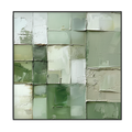 Verdant Harmony Green Abstract Painting #PGK3