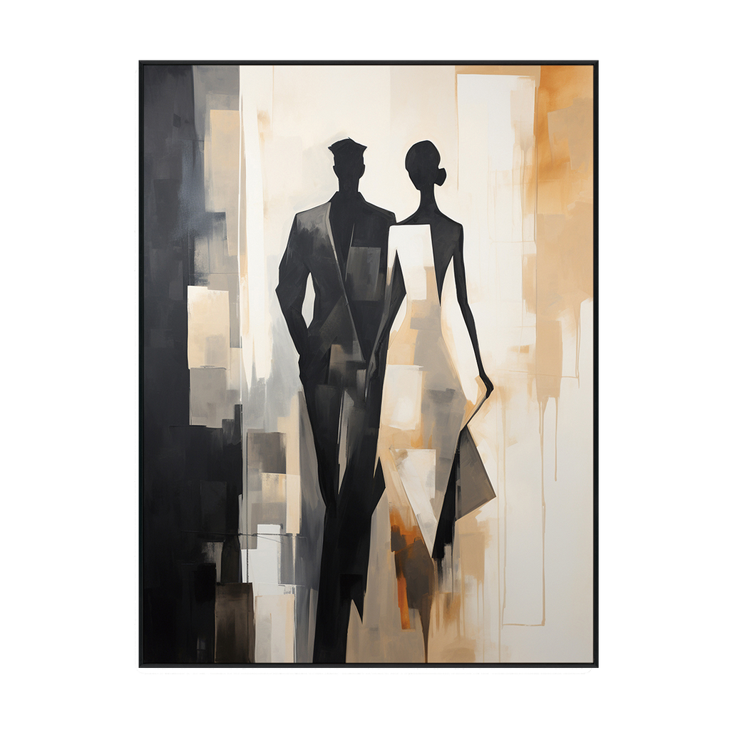 Ethereal Duo Modern Abstract Couple Painting #PH0105（3）
