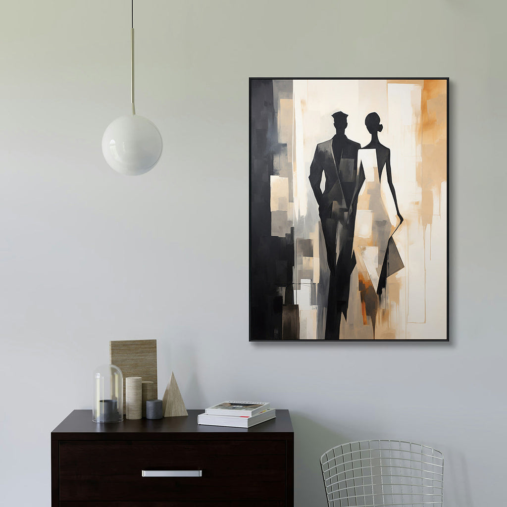 Ethereal Duo Modern Abstract Couple Painting #PH0105（3）