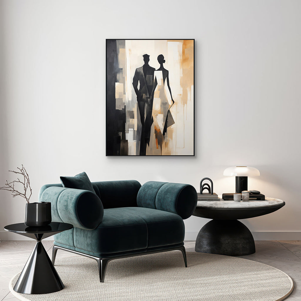 Ethereal Duo Modern Abstract Couple Painting #PH0105（3）